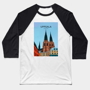 Uppsala Sweden Baseball T-Shirt